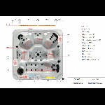 Sanotechnik oasis maxi - dimenzije