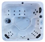 Sanotechnik bazen Oasis palma - beli - tloris