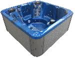 Zunanji masažni bazen Sanotechnik Oasis PALMA modro/siva kombinacija, SPA15